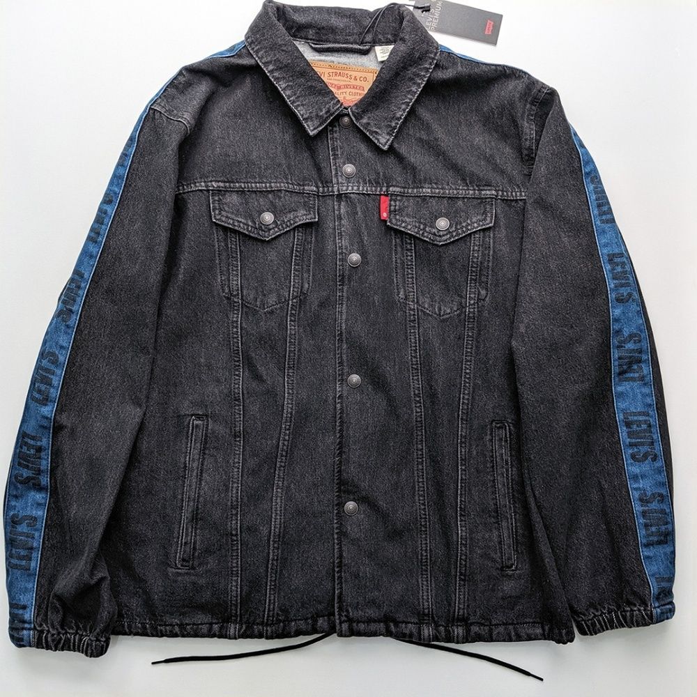 Levi's PremiumDenim Jean Track Coach Oversized Jacket Mens XXL